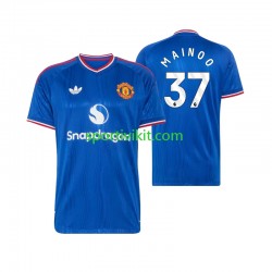 Manchester United Kobbie Mainoo 37 Uomo Maglia Seconda 2026-2027 Manica Corta