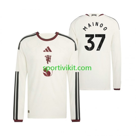 Manchester United Kobbie Mainoo 37 Uomo Maglia Terza 2026-2027 Manica Lunga