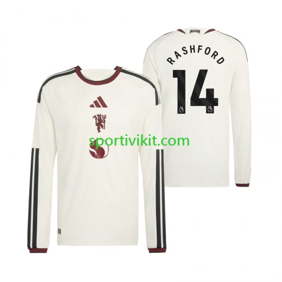Manchester United Marcus Rashford 14 Uomo Maglia Terza 2026-2027 Manica Lunga