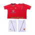 Completo da calcio Bambini Manchester United Retro 2000 2002 Maglia Prima Manica Corta