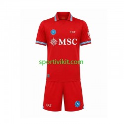 Completo da calcio Bambini Napoli Maglia Terza 2026-2027 Manica Corta