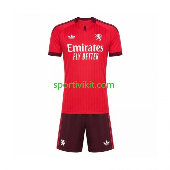 Completo da calcio Bambini Olympique Lyonnais Maglia Prima 2026-2027 Manica Corta