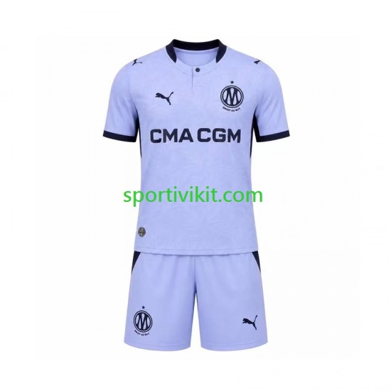 Completo da calcio Bambini Olympique de Marseille Maglia Terza 2026-2027 Manica Corta