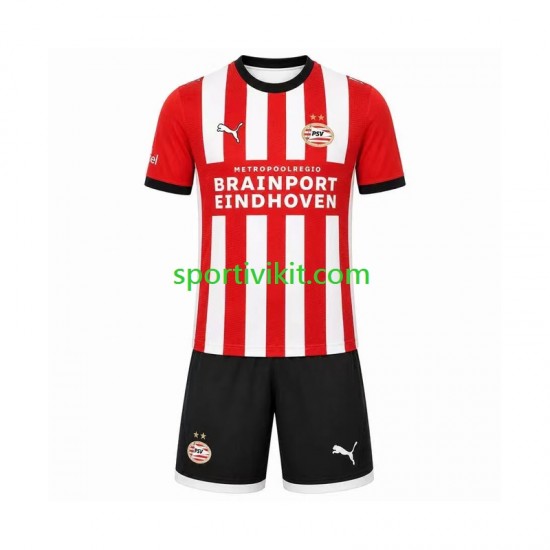 Completo da calcio Bambini PSV Eindhoven Maglia Prima 2026-2027 Manica Corta