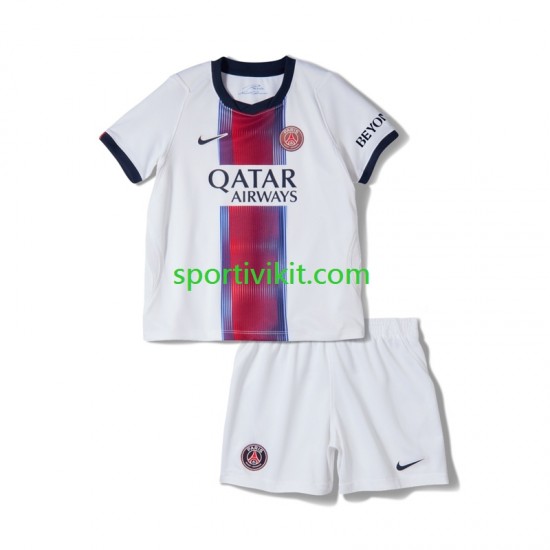 Completo da calcio Bambini Paris Saint-Germain Maglia Seconda 2026-2027 Manica Corta
