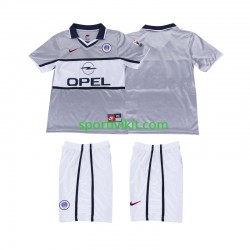 Completo da calcio Bambini Paris Saint-Germain Retro 2000 2001 Maglia Seconda Manica Corta
