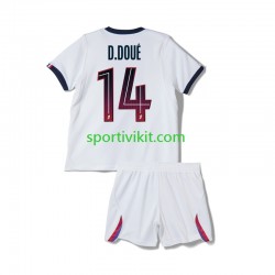 Completo da calcio Bambini Paris Saint-Germain Desire Doue 14 Maglia Seconda 2026-2027 Manica Corta