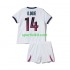 Completo da calcio Bambini Paris Saint-Germain Desire Doue 14 Maglia Seconda 2026-2027 Manica Corta