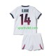 Completo da calcio Bambini Paris Saint-Germain Desire Doue 14 Maglia Seconda 2026-2027 Manica Corta