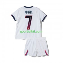 Completo da calcio Bambini Paris Saint-Germain Mbappé Kylian 7 Maglia Seconda 2026-2027 Manica Corta