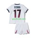 Completo da calcio Bambini Paris Saint-Germain Vitinha 17 Maglia Seconda 2026-2027 Manica Corta
