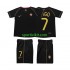 Completo da calcio Bambini Portogallo FIGO 7 Retro 2006 Maglia Seconda Manica Corta