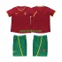 Completo da calcio Bambini Portogallo Retro 2002 Maglia Prima Manica Corta