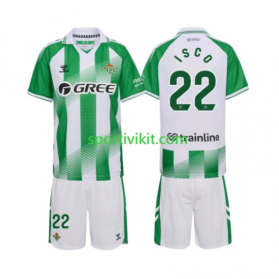 Completo da calcio Bambini Real Betis Isco 22 Maglia Prima 2026-2027 Manica Corta