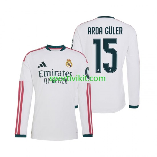 Real Madrid Arda Guler 15 Uomo Maglia Prima 2026-2027 Manica Lunga