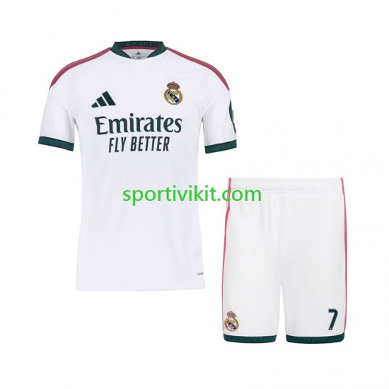 Completo da calcio Bambini Real Madrid Cristiano Ronaldo 7 Maglia Prima 2026-2027 Manica Corta