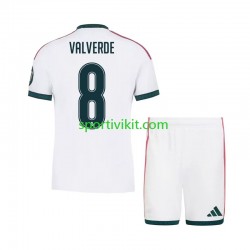 Completo da calcio Bambini Real Madrid Federico Valverde 8 Maglia Prima 2026-2027 Manica Corta