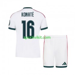 Completo da calcio Bambini Real Madrid Ibrahima Konate 16 Maglia Prima 2026-2027 Manica Corta