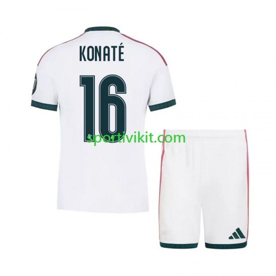 Completo da calcio Bambini Real Madrid Ibrahima Konate 16 Maglia Prima 2026-2027 Manica Corta
