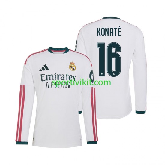 Real Madrid Ibrahima Konate 16 Uomo Maglia Prima 2026-2027 Manica Lunga