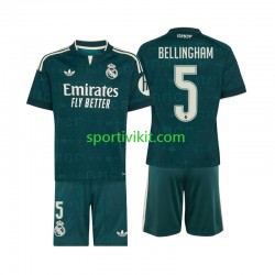 Completo da calcio Bambini Real Madrid Jude Bellingham 5 Maglia Seconda 2026-2027 Manica Corta