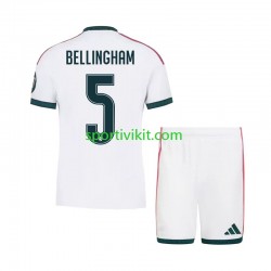 Completo da calcio Bambini Real Madrid Jude Bellingham 5 Maglia Prima 2026-2027 Manica Corta