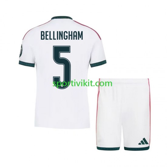 Completo da calcio Bambini Real Madrid Jude Bellingham 5 Maglia Prima 2026-2027 Manica Corta