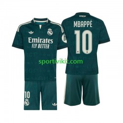 Completo da calcio Bambini Real Madrid Mbappé Kylian 10 Maglia Seconda 2026-2027 Manica Corta