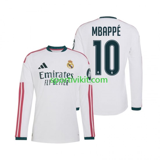 Real Madrid Mbappé Kylian 10 Uomo Maglia Prima 2026-2027 Manica Lunga