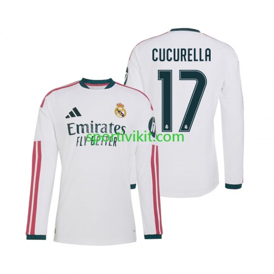 Real Madrid Marc Cucurella 17 Uomo Maglia Prima 2026-2027 Manica Lunga