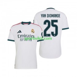 Real Madrid Yan Diomande 25 Uomo Maglia Prima 2026-2027 Manica Corta