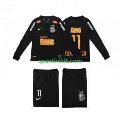 Completo da calcio Bambini Santos NEYMAR JR 11 Retro Classic 2012 2013 Maglia Seconda Manica Lunga