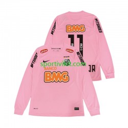 Santos Neymar JR 11 Retro 2012 2013 Uomo Maglia Quarto Manica Lunga