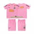 Completo da calcio Bambini Santos Retro 2012 2013 Maglia Quarto Manica Corta