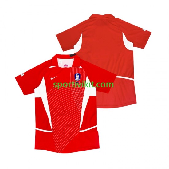 Corea del Sud Retro 2002 Uomo Maglia Prima Manica Corta
