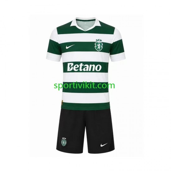 Completo da calcio Bambini Sporting CP Maglia Prima 2026-2027 Manica Corta