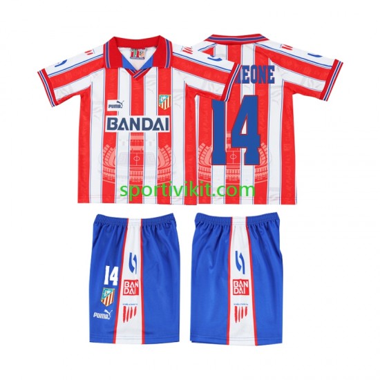 Completo da calcio Bambini Sporting CP SIMEONE 14 Retro 1996 1997 Maglia Prima Manica Corta