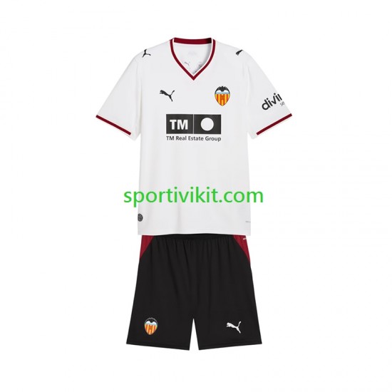 Completo da calcio Bambini Valencia CF Maglia Prima 2026-2027 Manica Corta