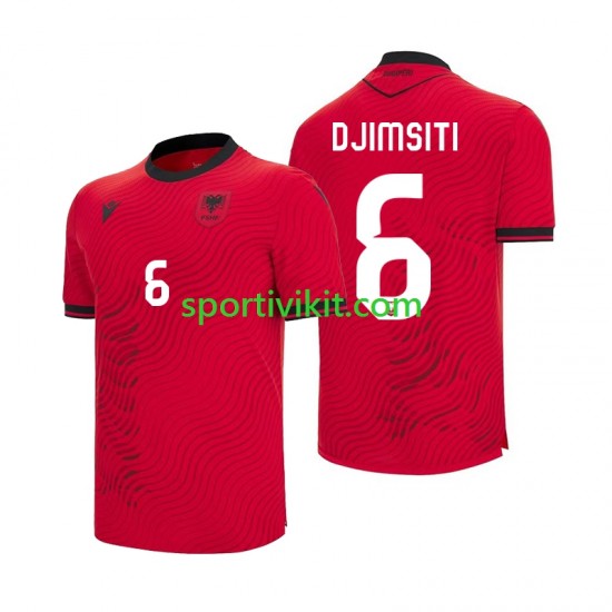 Albania Berat Djimsiti 6 World Cup Uomo Maglia Prima 2026 Manica Corta