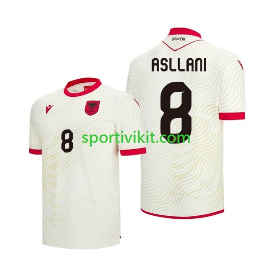 Albania Kristjan Asllani 8 World Cup Uomo Maglia Seconda 2026 Manica Corta