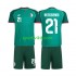 Completo da calcio Bambini Algeria Ramy Bensebaini 21 Maglia Seconda 2026 Manica Corta