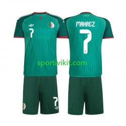 Completo da calcio Bambini Algeria Riyad Mahrez 7 Maglia Seconda 2026 Manica Corta