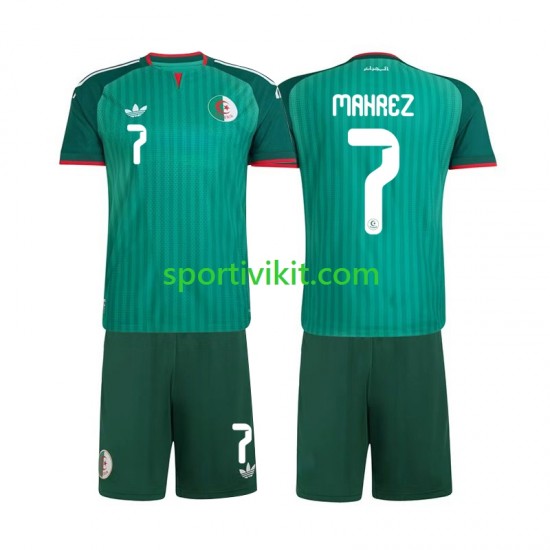 Completo da calcio Bambini Algeria Riyad Mahrez 7 Maglia Seconda 2026 Manica Corta