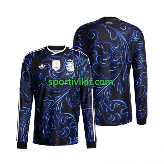 Argentina World Cup Uomo Maglia Seconda 2026 Manica Lunga