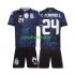 Completo da calcio Bambini Argentina Enzo Fernandez 24 World Cup Maglia Seconda 2026 Manica Corta