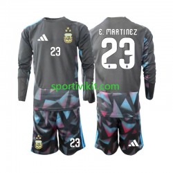 Completo da calcio Bambini Argentina Portiere Emiliano Martinez 23 World Cup Maglia Prima 2026 Manica Lunga