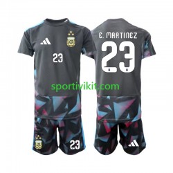 Completo da calcio Bambini Argentina Portiere Emiliano Martinez 23 World Cup Maglia Prima 2026 Manica Corta