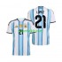 Argentina Jose Manuel Lopez 21 World Cup Uomo Maglia Prima 2026 Manica Corta