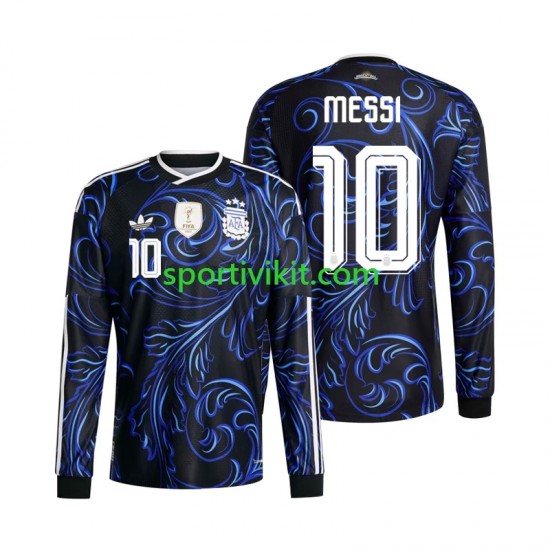 Argentina Lionel Messi 10 World Cup Uomo Maglia Seconda 2026 Manica Lunga