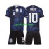 Completo da calcio Bambini Argentina Lionel Messi 10 World Cup Maglia Seconda 2026 Manica Corta